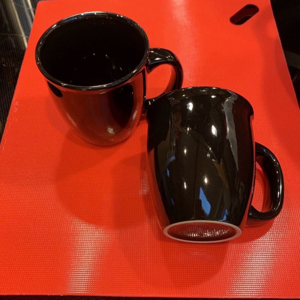Mainstays Black Ceramic Mug Set